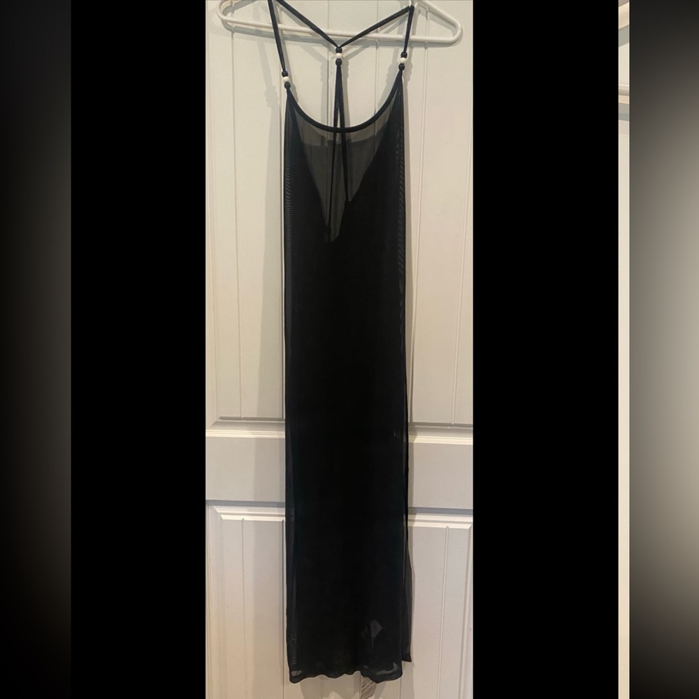 Cupshe x Stassi long sheer swimsuit cover up XS